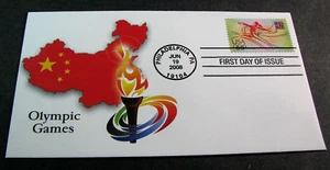 US FDC Scott# 4334 Olympic Games  2008 Used PL38 - Picture 1 of 1