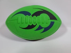 Nerf Football Turbo Jr 1996 Very Good 8.5" long Vintage Tonka HTF Green/Blue - Picture 1 of 7
