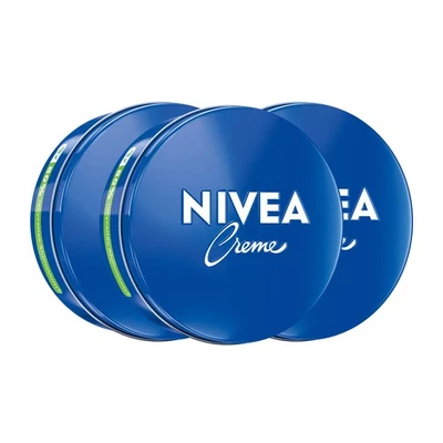 NIVEA Creme Feuchtigkeitspflege mit Eucerit® alle Hauttypen Unisex 3 x 400ml - Bild 1 von 4
