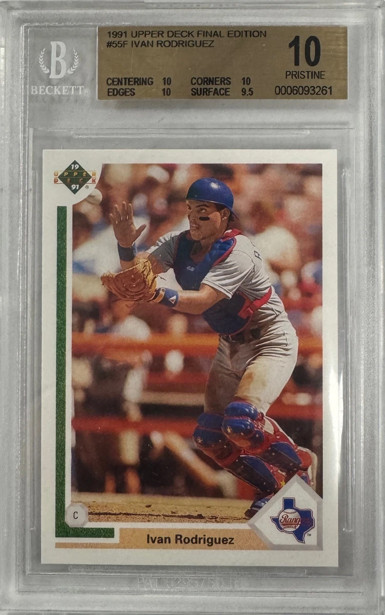 Ivan Rodriguez 10 Graded Baseball Sports Trading Cards