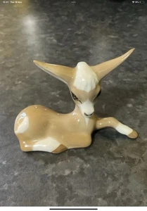 Vintage Ceramic Donkey Figurine Szeiler Studio  England - Picture 1 of 4