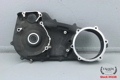 Harley Softail Fatboy 2010 embrague primario interior carcasa arrugada negro #4108 Foto 1 de 4