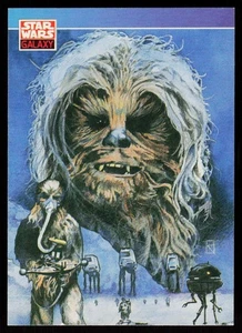 1993 Topps Star Wars Galaxy Russell Walks #135 NON_SPORT CARD CHEWBACCA - Picture 1 of 2