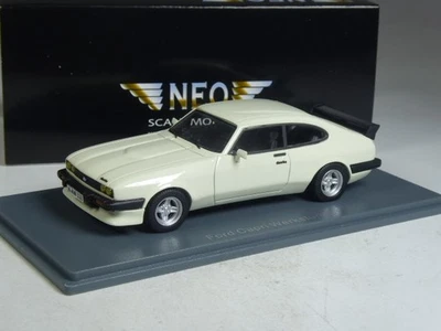 (KI-10-40) Neo Scale Models 43328 Ford Capri Werksturbo weiß in 1:43 in OVP - Bild 1 von 2