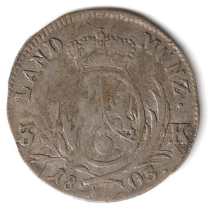 1805 Estados Alemanes Baviera 3 Cruceros Plata Escaso Envío Gratis - Imagen 1 de 2