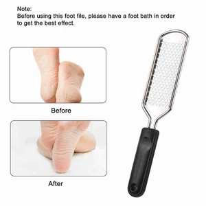 Foot File Stainless Steel Lightweight Foot Callus Remover Pedicure Tool With 3CS - Picture 1 of 12