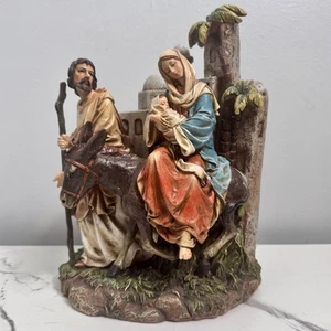Christmas Figure Statue Bethlehem Nativity Mary Joseph baby Jesus Decor - Picture 1 of 7