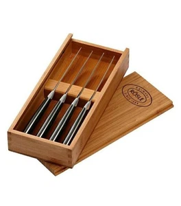 RÖSLE 25147 Steakmesser scharf 4-er Set in Holzbox (Rös1) - Bild 1 von 5