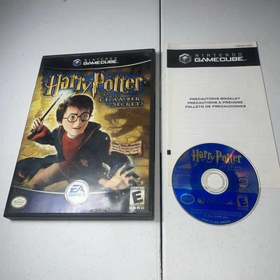 Harry Potter and the Chamber of Secrets (Nintendo GameCube, 2002 Game w/ Case - Image 1 of 4