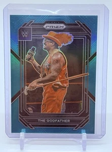 2023 Panini Prizm WWE #165 The Godfather Teal Prizm #’d/49 WWE Legends SP - Imagen 1 de 3
