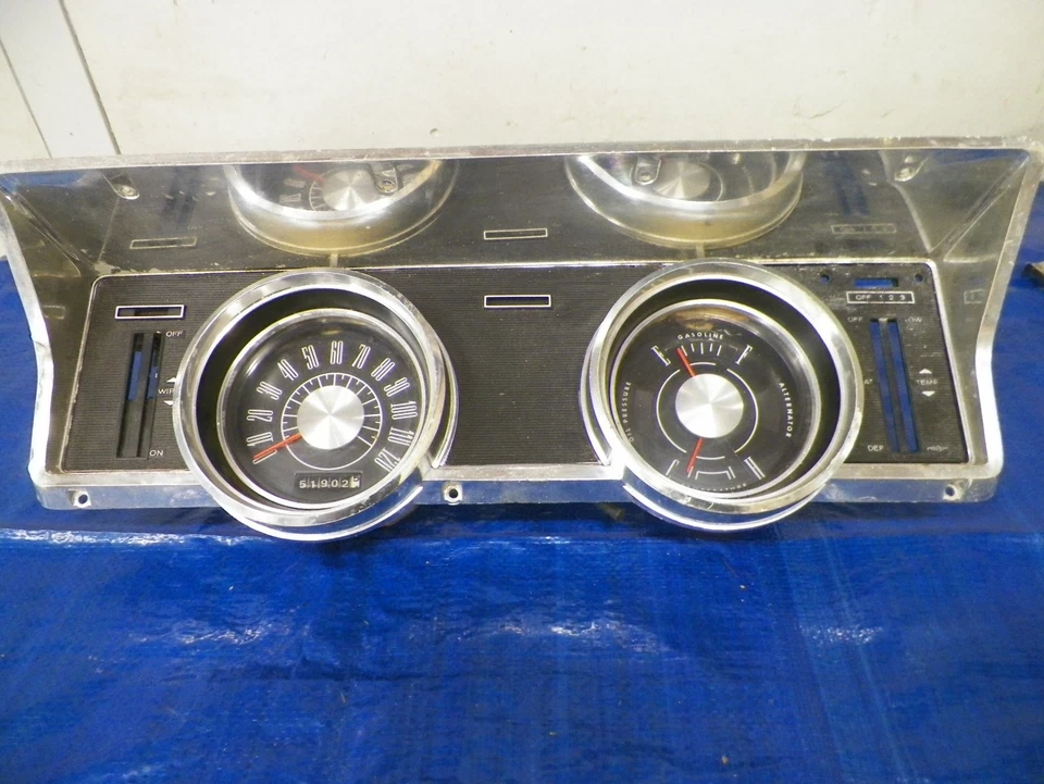1966 Ford Falcon speedomeeter dash cluster gauges - Image 1 of 4