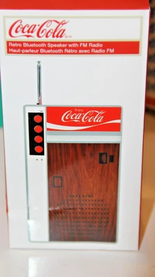 Altavoz Coca Cola Retro Diente Azul con Radio FM Nuevo en Caja Foto 1 de 3