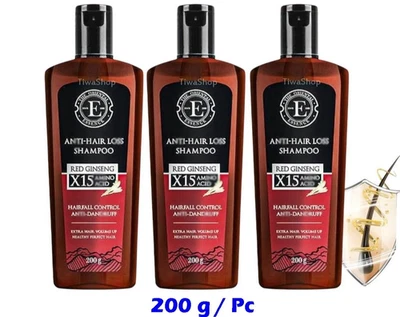 3 X Champú para el crecimiento del cabello The Oriental Essence ginseng rojo 200 ml Foto 1 de 4