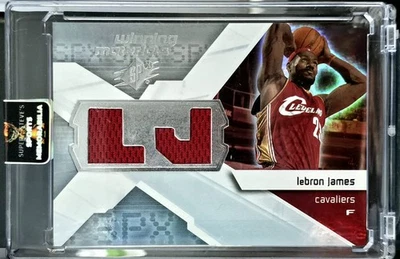 🔥 勒布朗·詹姆斯 比赛使用 2008 SPX 获奖材料 #WMI-LJ 罕见! 哇!  — 第 1/3 张图片