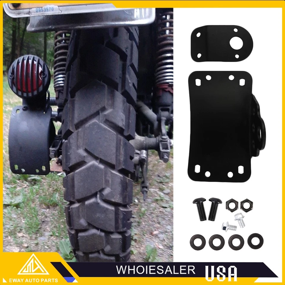 Soporte de luz trasera de montaje lateral para Harley Sportster 883 1200 Foto 1 de 4