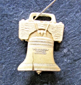 NEW LISTING -Vintage Watch Fob - Liberty Bell Token - Pass & Stow - 1753 (A174 - Picture 1 of 5