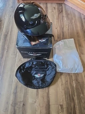 Casco Harley Davidson 100 Aniversario Negro Nuevo Con Caja, Bolsa y Etiquetas (pequeño) Foto 1 de 4