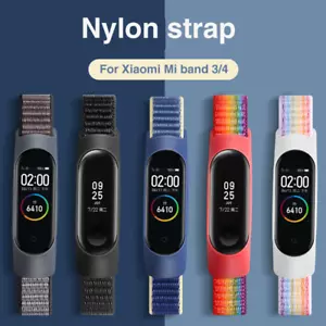 Fashion Color Nylon Breathable Wristband For Xiaomi Mi Band 5 4 3 Wrist Straps - Picture 1 of 42