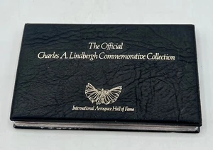1977 FLEETWOOD COVERS OFFICIAL CHARLES A. LINDBERGH COMMEMORATIVE STAMP BOOK - Picture 1 of 12