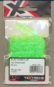 Textreme - Flat Chenille - 20mm - 3M - chartreuse PFL20-120 - Picture 1 of 1
