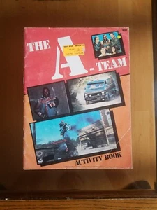 A-Team Vintage 1983 Coloring Activity Book. Mr. T  Used. 1980's - Picture 1 of 24
