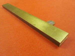 360 Brass Flat Bar 1/2" Thick x 1 1/4" Wide x 12.0" Length - Picture 1 of 12