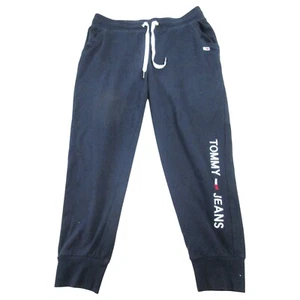 Tommy Hilfiger Jogger Sweatpants Womens Large Navy Super Comfortable Drawstring - Picture 1 of 10