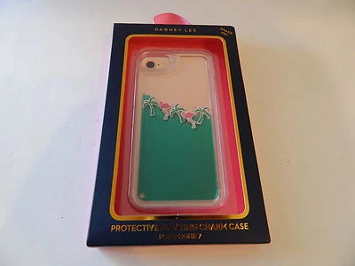 Funda transparente líquida DABNEY LEE para iPhone SE iPhone 8/7/6s Palmera/Flamencos Foto 1 de 3