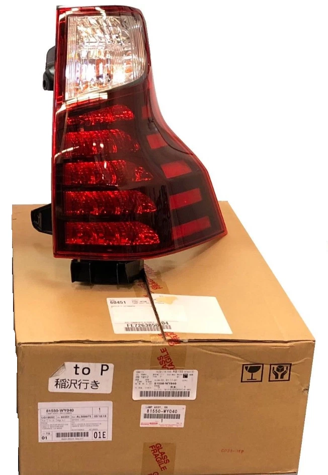 LEXUS OEM FÁBRICA PAQUETE DEPORTIVO AHUMADO PASAJERO LUZ TRASERA 2017-2019 GX460  Foto 1 de 1