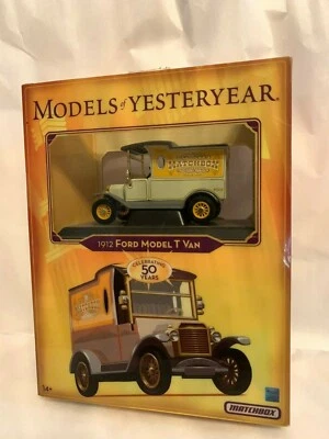 Matchbox Yesteryear 1912 FORD MODEL T VAN   Yellow 1:35 - Image 1 of 4