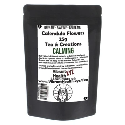 Calendula Herbal Tea - Wild Harvested - No Chemicals - Amazonian Sourced - Image 1 of 4