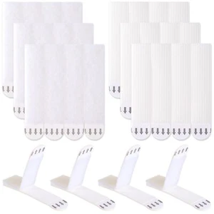 12Pairs/24 Strips Picture Hanging Strips Heavy Duty, Adhesive Large Sticky Pi... - Picture 1 of 7