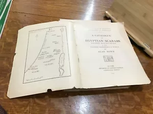1936 A Catalogue of Egyptian Scarabs Seals and Amulets Illustrated Alan Rowe - Picture 1 of 8