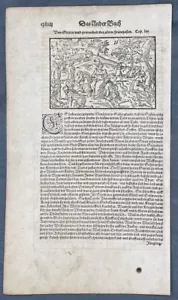 1598 Munster Antique Print of The Habits of The French and Fertility of France - Picture 1 of 3