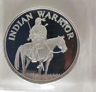 Silver 1Oz .999 Fine Silver, one side Indian Warrior/Buffalo other side sealed