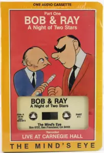 BOB & RAY - A NIGHT OF TWO STARS CASSETTE LIVE CARNEGIE HALL VINTAGE SEALED 1984 - Picture 1 of 6