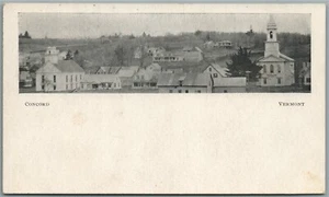 CARTOLINA ANTICA CONCORD VT VISTA GENERALE - Foto 1 di 2