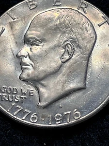 1976 D- EISENHOWER BICENTENNIAL DOLLAR - Picture 1 of 2