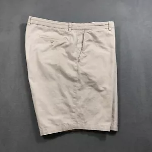 Peter Millar Shorts Mens 48 x 10 Light Beige Cotton Linen Stretch Crown Cool - Picture 1 of 8