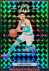 2022-23 LaMelo Ball Panini Mosaico VERDE REACTIVO MOSAICO PRIZM #151 Hornets - Imagen 1 de 5