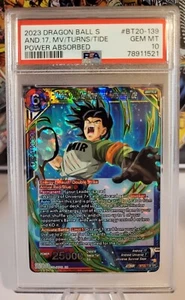 Android 17 PSA 10 Dragon Ball S BR20-139 SR gema como nuevo - Imagen 1 de 3