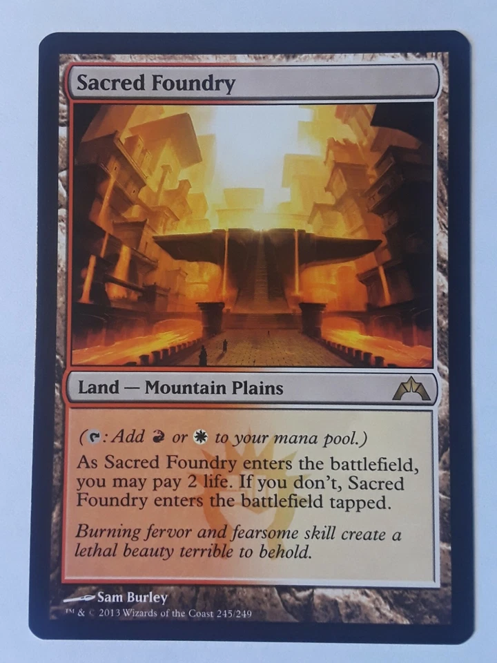 Sacred Foundry Gatecrash Magic the Gathering mtg x1 - Image 1 of 1