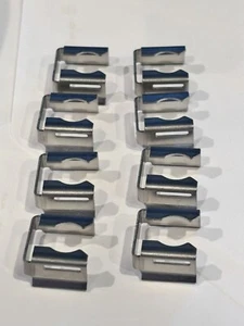 Inyector de combustible a rieles de combustible clips de retención de seguridad universal inoxidable 8 piezas - Imagen 1 de 7