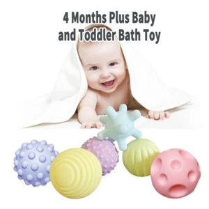 6Pcs Multi Ball Set Sensory Balls for Baby Textured Squeezy Tactile Sensory Toys - Picture 1 of 6