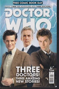 Doctor Who Free Comic Book Day 2015 June Three Doctors Three Stories - Picture 1 of 3