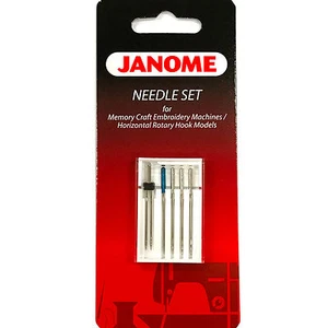 Assorted Needle 5 Pack Set #200343004 For Janome sewing machines - Picture 1 of 1