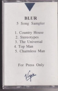 blur 5 song SAMPLER cassette promo 1997 for press only the great escape - Picture 1 of 2
