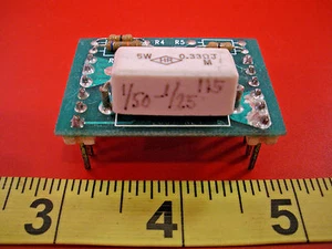 Electrol 2800-2857 Rev. Scheda Resistenza E FC-1 5w 0,33 ohm 2800 2857 Nuova Nos Nnb - Foto 1 di 3