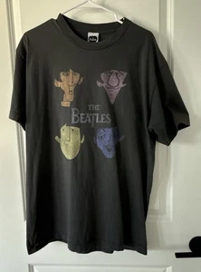 Beatles Adult Tee, Large, Pre-Owned, Gray - Picture 1 of 4