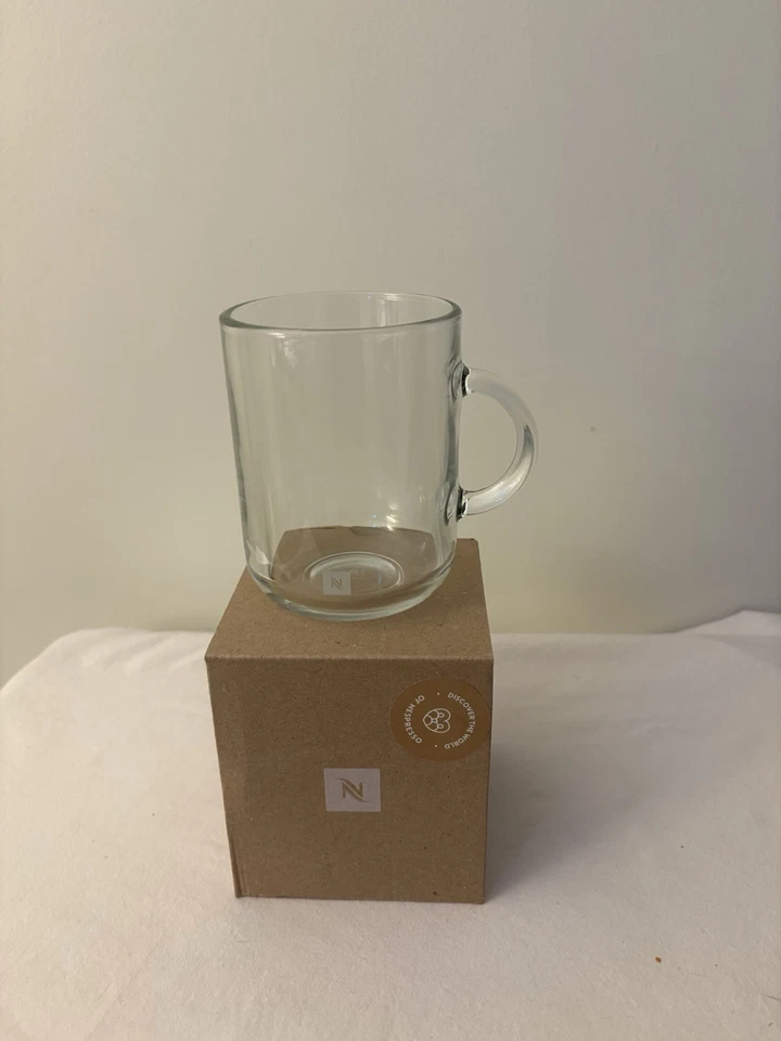 Nespresso Vertuo Mug Cup 12oz Tempered Glass Original Box